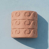 Vase Mural Onde - 25 cm x 16 cm - Terracotta | Fleux | 9