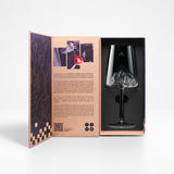 Coffret Verre à vin topographic Everest | Fleux | 10