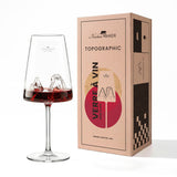 Coffret Verre à vin topographic Grand Canyon | Fleux | 6