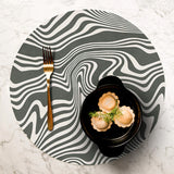 Set de table Rond Kakao en vinyle - Ø 38 cm | Fleux | 11