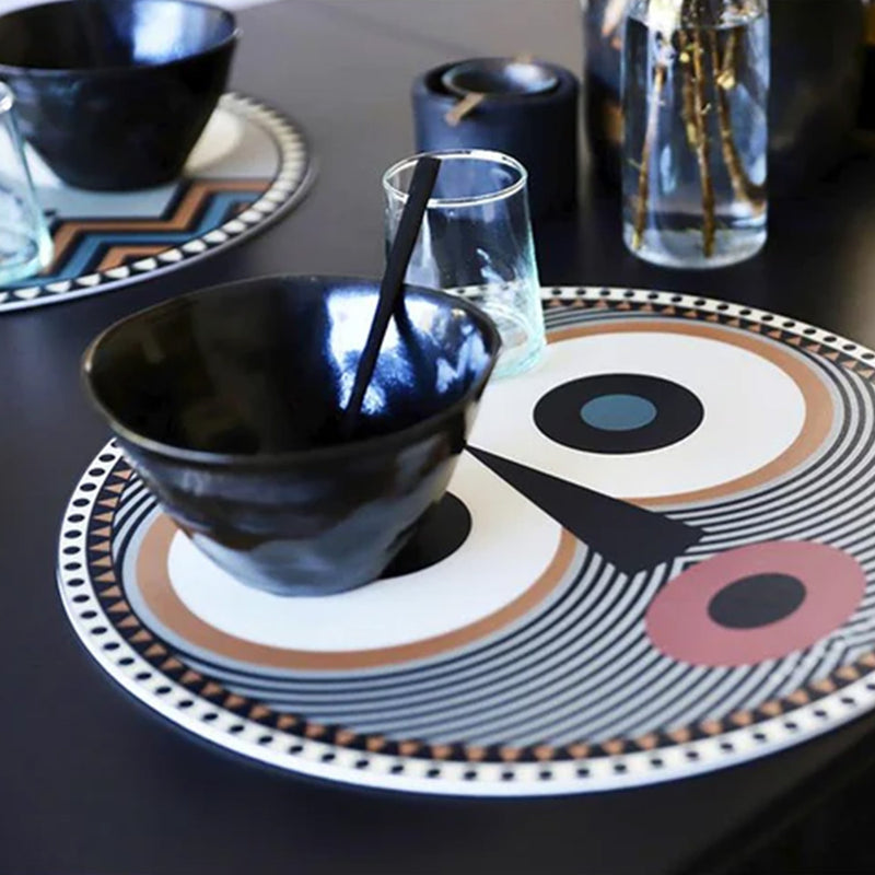 Set de table Rond Paduang en vinyle - Ø 38 cm