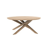 Mikado Round Oak Coffee Table | Fleux | 2