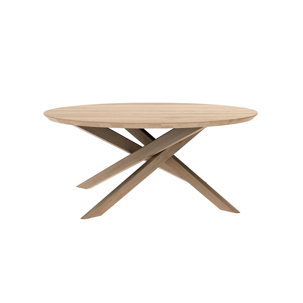 Mikado Round Oak Coffee Table