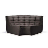 Rounded sofa corner module N701 - Dark gray | Fleux | 3