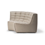 Rounded sofa corner module N701 - Beige | Fleux | 6