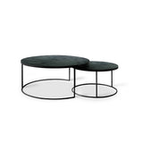 Set de 2 tables tables gigognes Nesting - Charcoal - Ø 92 cm | Fleux | 8