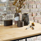 Oscar desk in varnished oak | Fleux | 5