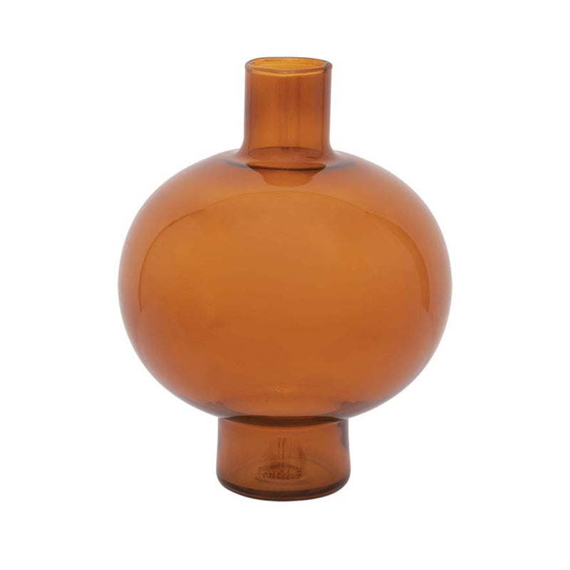 Vase en verre recyclé Rond