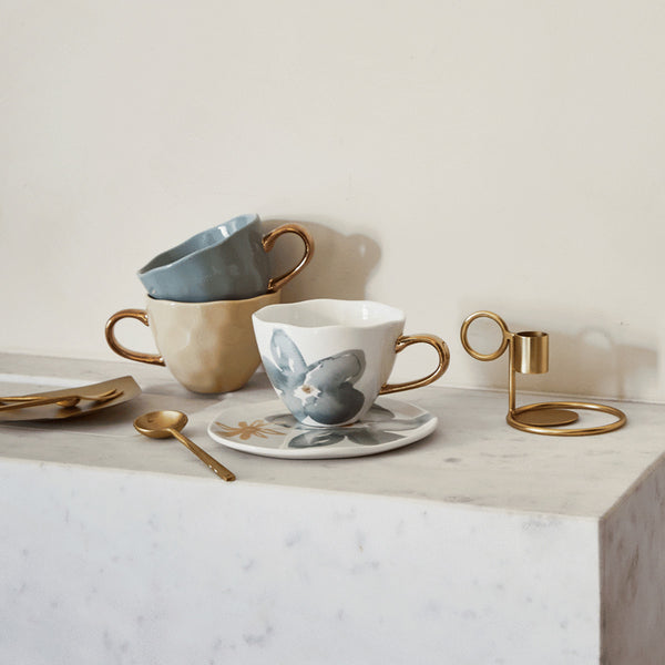 Good Morning cup H 8 x Ø 11 cm - Rattan