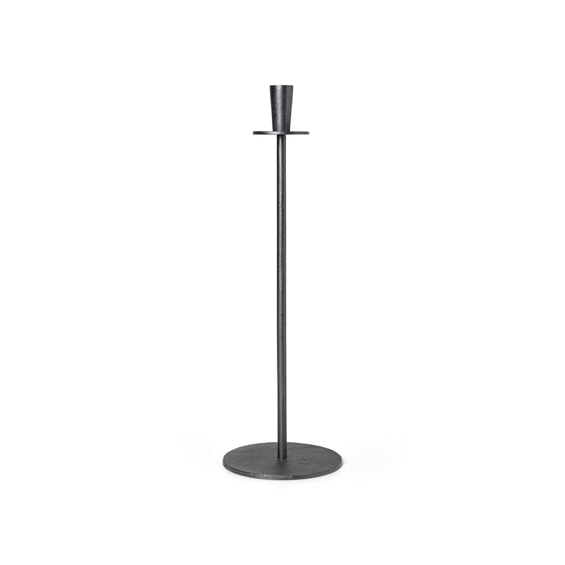 Hoy Casted candle holder - h 55 cm - Black