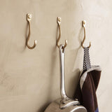 Set de 3 Patères Curvature Laiton | Fleux | 5