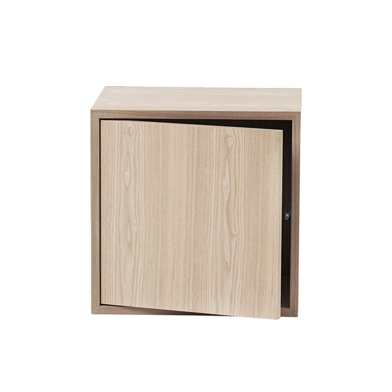 Meuble de rangement Stacked chêne avec porte M