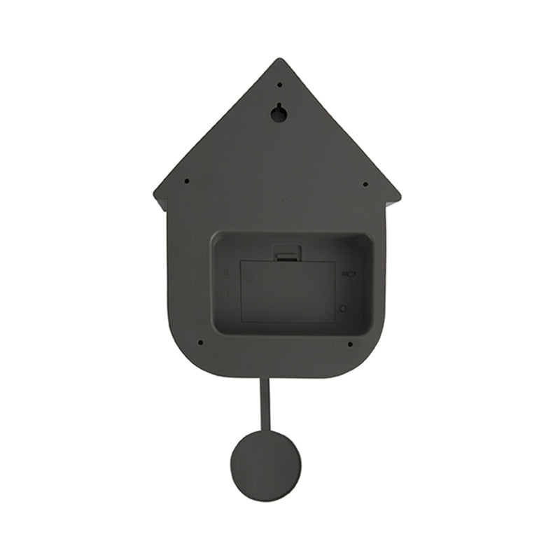 Horloge Modern Cuckoo en métal l 21.5 x H 41 cm - Vert kaki