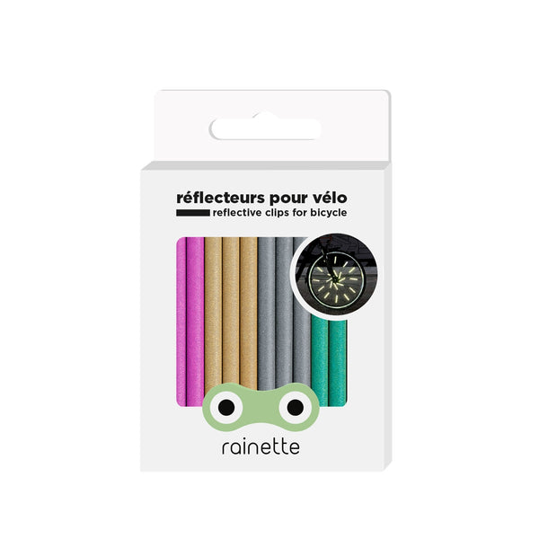 Reflectors for bicycle spokes Multicolored