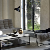 Table basse Anders en marbre de carrare et métal - L 120 cm | Fleux | 7