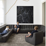 Sofa corner module N701 - Dark gray | Fleux | 5