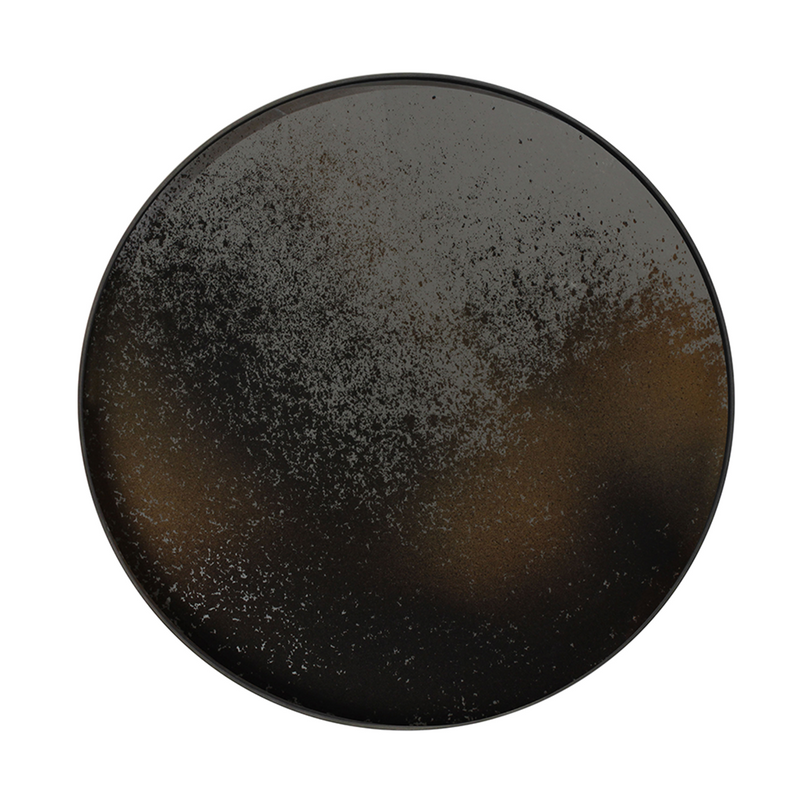 Aged mirror - Ø 92 cm