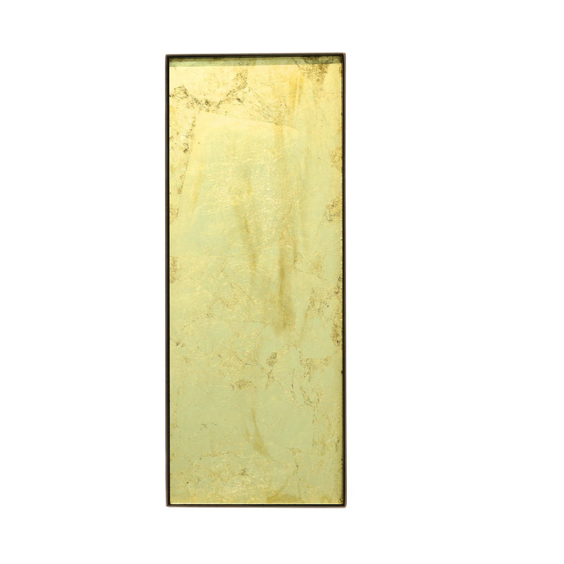 Vide-Poche en verre et feuille d'or - Gold leaf - 46 x 18 cm