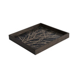 Black Slice Wooden Tray - Brown | Fleux | 3