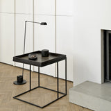 Square metal side table - Black | Fleux | 7