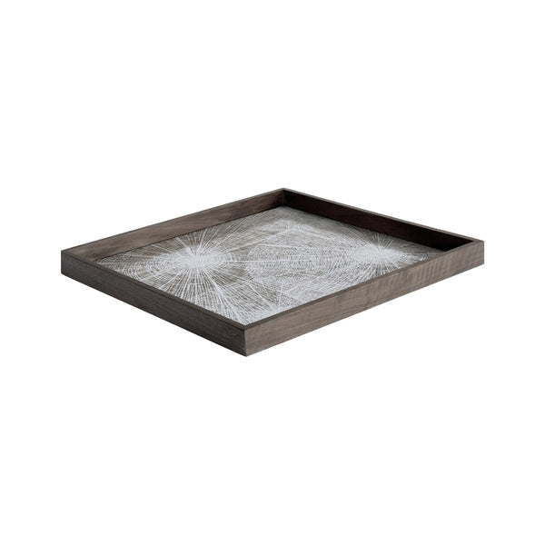 Plateau en bois White Slice - Marron