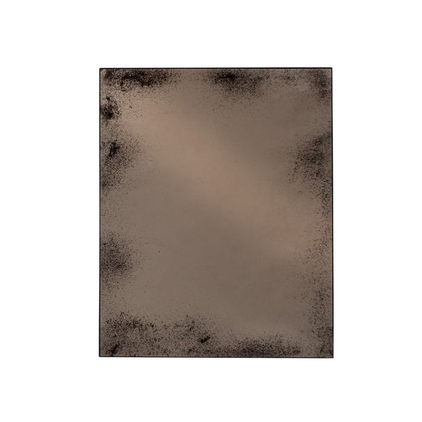 Miroir rectangulaire vieilli - h 153 x 122 cm - Bronze