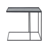 Square metal side table - Black | Fleux | 4