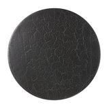 Luna coffee table - Lava - Black - Ø 50 xh 45 cm | Fleux | 4