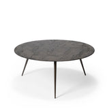 Luna coffee table - Lava Linear - Whiskey - Ø 80 xh 35 cm | Fleux | 4