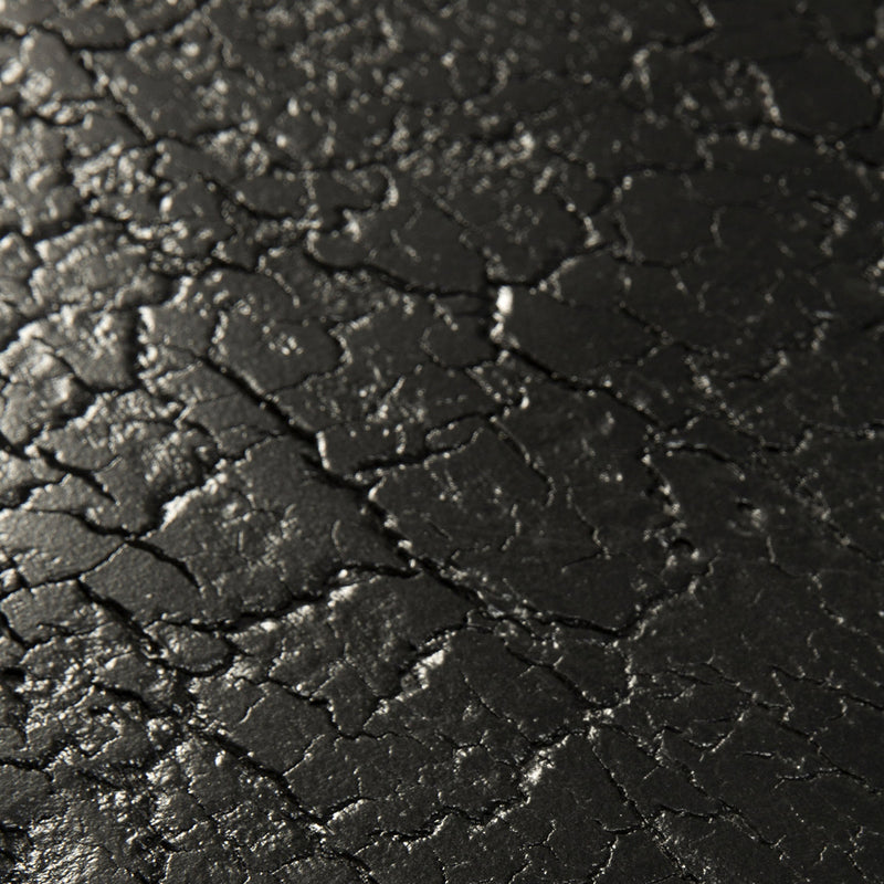 Table basse Luna en mineaux - noir - Ø 80 x h 35 cm