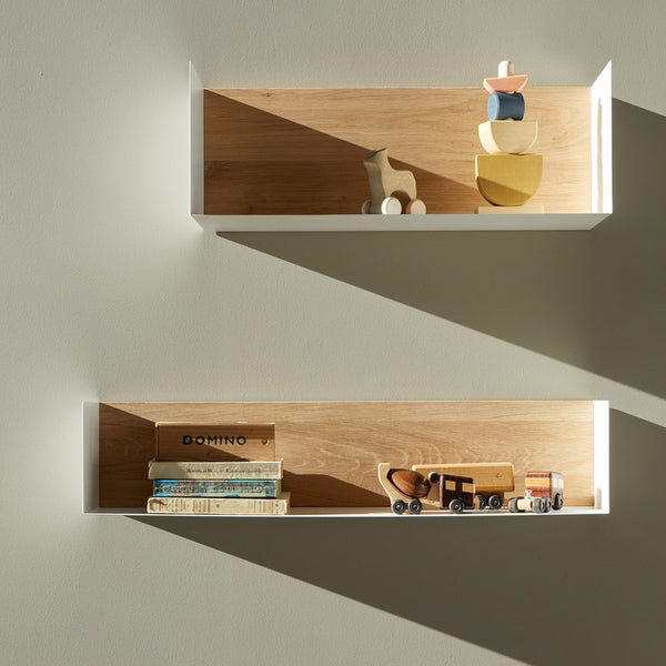 Oak U shelf - 70 x 15 cm