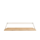 Ribbon shelf in oak and white metal - L 70 cm | Fleux | 3