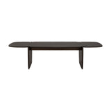 Polished Imperfect Mahogany Coffee Table - Brown  | Fleux | 3