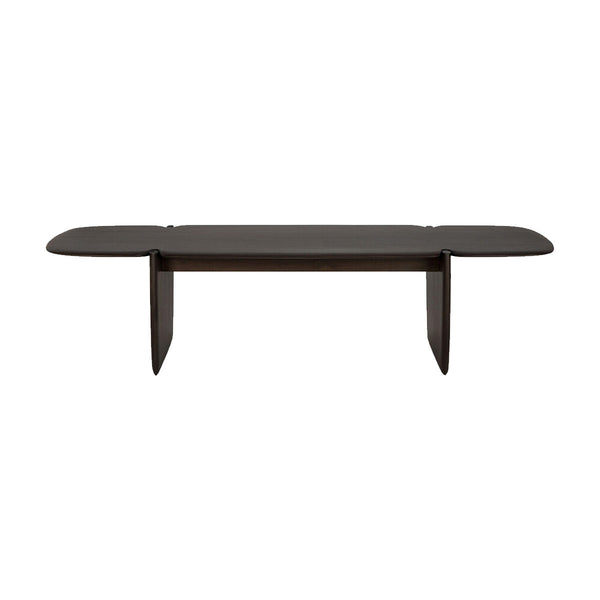 Polished Imperfect Mahogany Coffee Table - Brown 