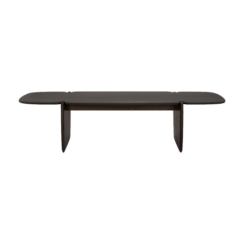 Polished Imperfect Mahogany Coffee Table - Brown 