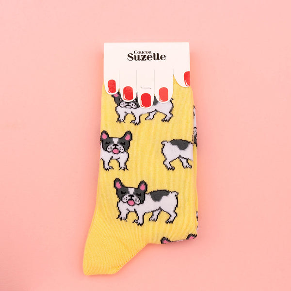Bulldog socks 35/44 - Yellow