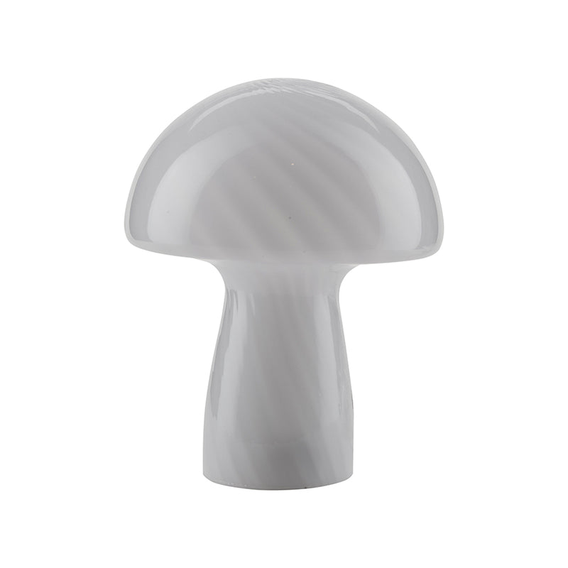 Mushroom lamp H 23 cm - White