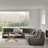 Rounded sofa corner module N701 - Dark gray | Fleux | 4
