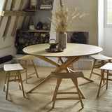 Tabouret Osso en chêne | Fleux | 7