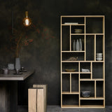 Bibliothèque M en chêne - h 219 cm | Fleux | 5
