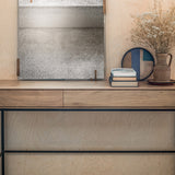 Whitebird desk in varnished oak - 2 drawers | Fleux | 8