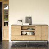 Whitebird sideboard in oak - 2 doors - 2 drawers | Fleux | 3