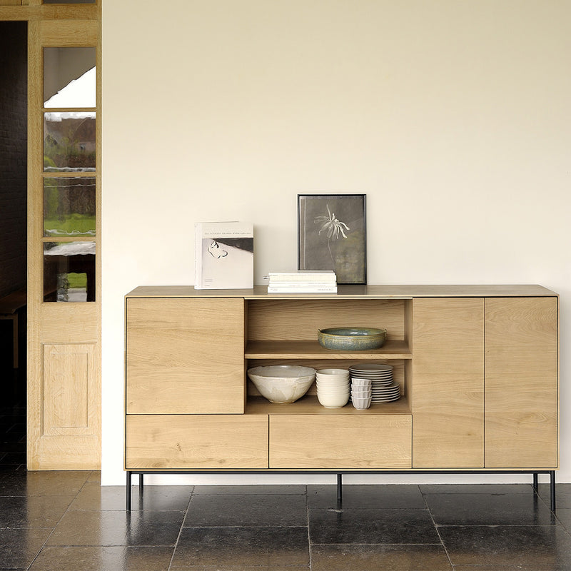 Whitebird sideboard in oak - 2 doors - 2 drawers