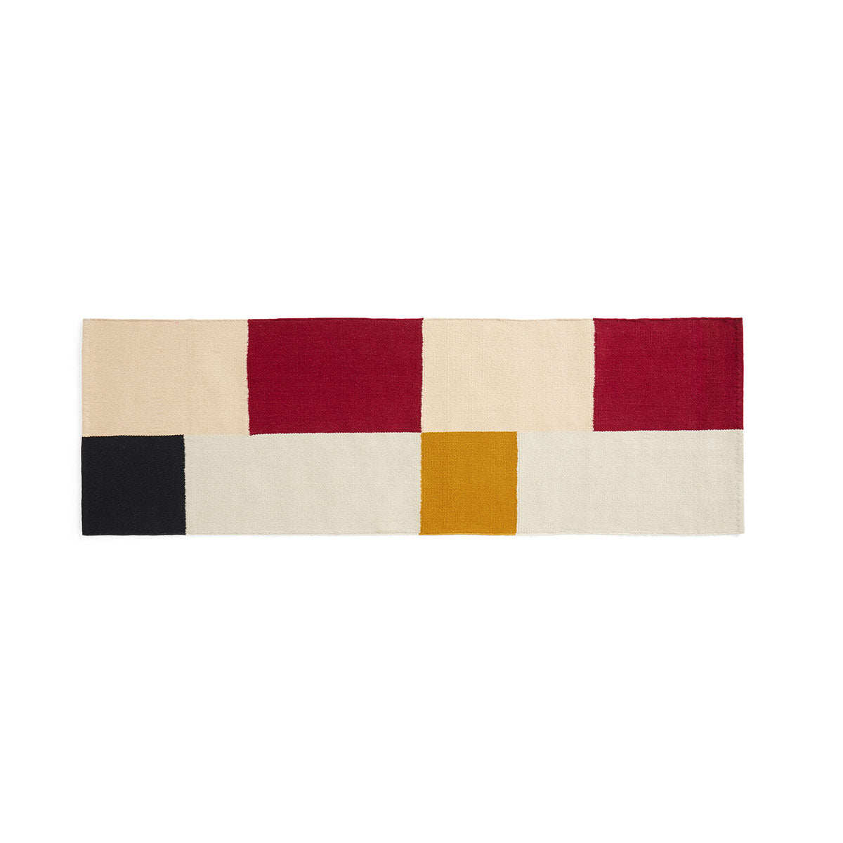 ethan cook flat works rug - 80x250 - double stack - hay | flowers – Fleux