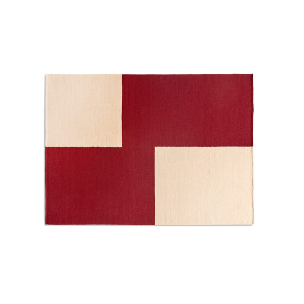 Tapis Ethan Cook Flat Works - 170 x 240 cm - Rouge Offset