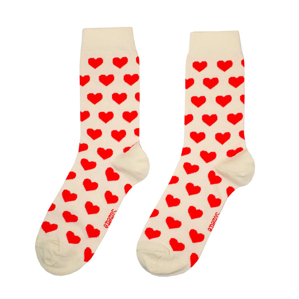 Chaussettes opaques Coeur