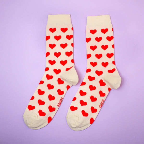 Heart Opaque Socks