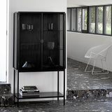 Armoire haute Anders en verre et métal - 2 portes | Fleux | 7