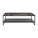 Stone marble coffee table - Brown | Fleux | 4