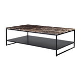 Stone marble coffee table - Brown | Fleux | 5